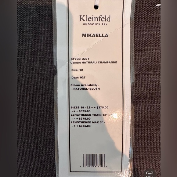 Kleinfeld’s Brand New, Never Worn, Never Altered Wedding Dress - Picture 7 of 7